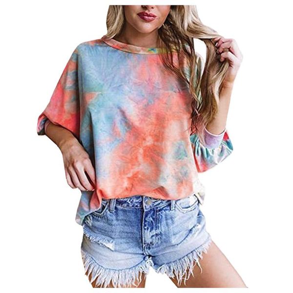 women's t-shirt tie dye print t shirt women short sleeve o-neck summer 2021 streetwear casual plus size ladies tee fashion clothes #t1g, White
women's t-shirt tie dye print t shirt women short sleeve o-neck summer 2021 streetwear casual plus size ladies tee fashion clothes #t1g, White