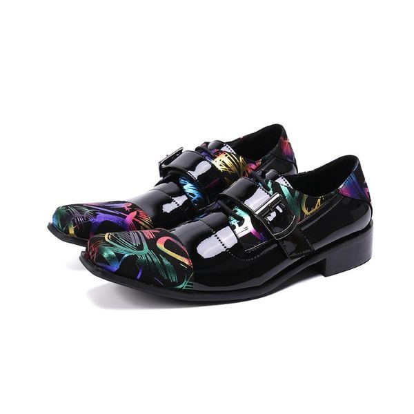 italian office business style men shoes brand designer colorful derby plus size men's wedding party oxford dress, Black
italian office business style men shoes brand designer colorful derby plus size men's wedding party oxford dress, Black