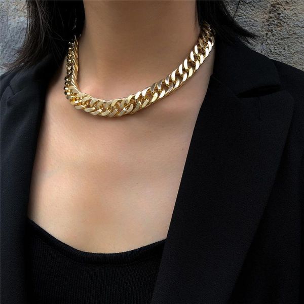 punk hip hop necklace curb cuban thick short choker men simple minimalist chunky collar women jewelry party chokers, Golden;silver
punk hip hop necklace curb cuban thick short choker men simple minimalist chunky collar women jewelry party chokers, Golden;silver