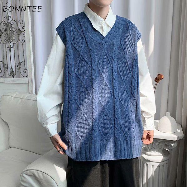 men's vests preppy students sweater vest men v-neck argyle simple basic knitting jumpers fashion daily korean chic loose leisure sleeve, Black;white
men's vests preppy students sweater vest men v-neck argyle simple basic knitting jumpers fashion daily korean chic loose leisure sleeve, Black;white