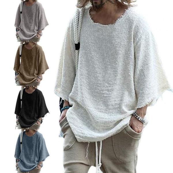 men's t-shirts stylish t-shirt loose solid color long sleeve shirts pullover streetwear round neck shirt men for daily wear, White;black
men's t-shirts stylish t-shirt loose solid color long sleeve shirts pullover streetwear round neck shirt men for daily wear, White;black