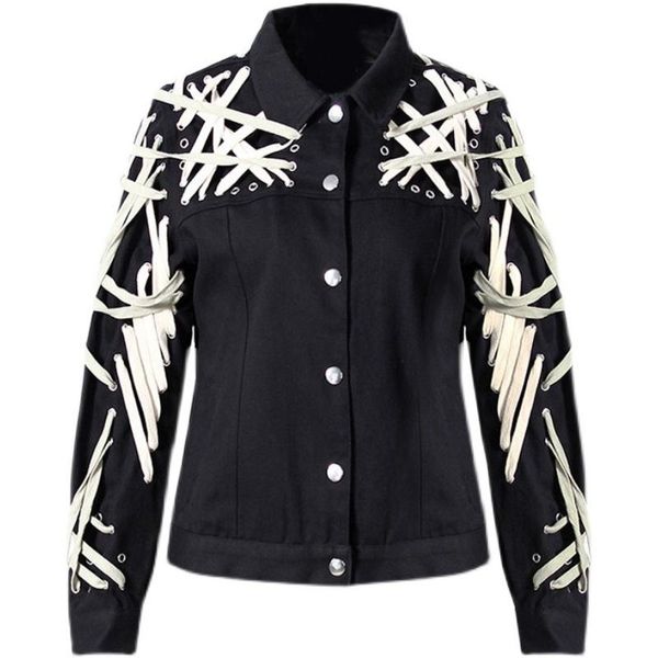 women's jackets 2021 autumn and winter fashion women clothes turn-down collar full sleeves colored stringe single breasted short jacket, Black;brown
women's jackets 2021 autumn and winter fashion women clothes turn-down collar full sleeves colored stringe single breasted short jacket, Black;brown