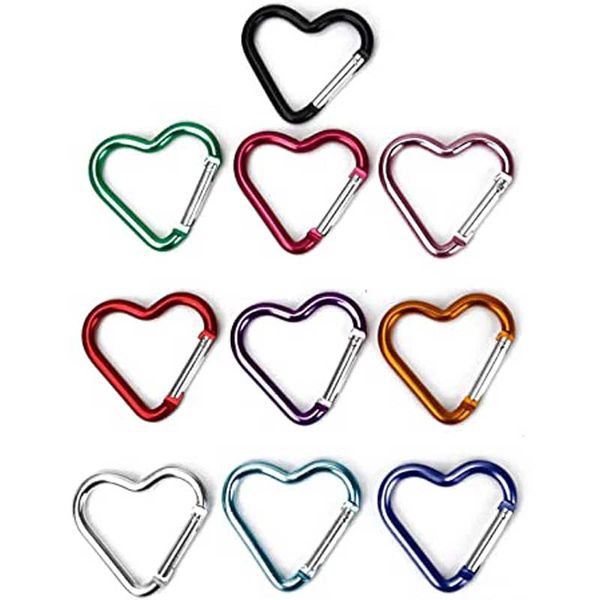 kimter aluminum alloy key rings hanging buckles shaped outdoor love buckle kyeyring small heart type carabiner keychains holders p82fa, Slivery;golden
kimter aluminum alloy key rings hanging buckles shaped outdoor love buckle kyeyring small heart type carabiner keychains holders p82fa, Slivery;golden