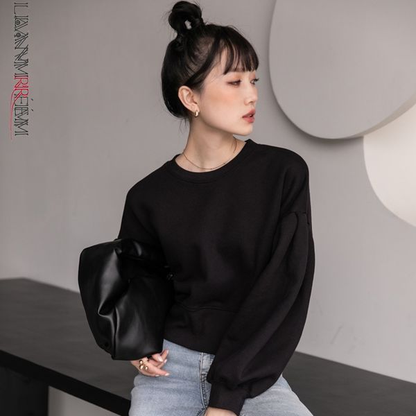 spring autumn sweatshirt oversize long sleeve back pullovers casual female korean women sweatshirts 2a3258 210507, Black
spring autumn sweatshirt oversize long sleeve back pullovers casual female korean women sweatshirts 2a3258 210507, Black