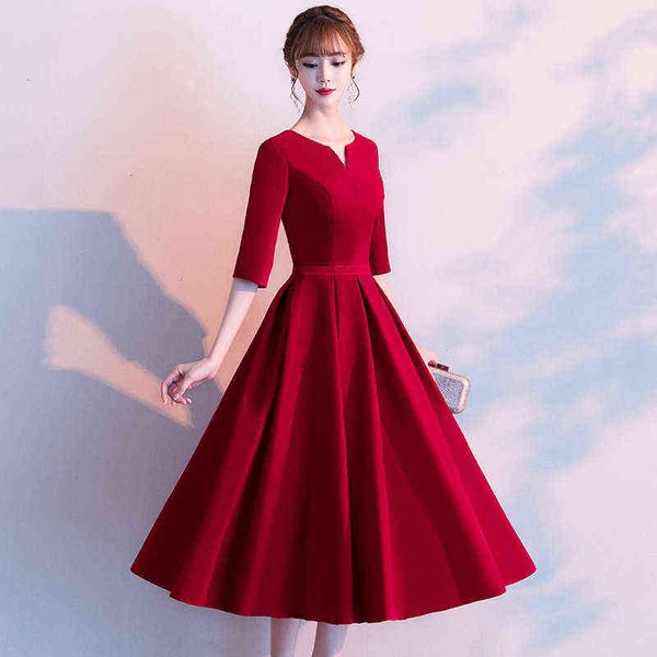 prom luxury boutique occasion dresses wine red toast bride autumn veet medium long sleeve atmospheric return evening winter, Black
prom luxury boutique occasion dresses wine red toast bride autumn veet medium long sleeve atmospheric return evening winter, Black