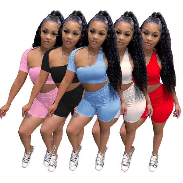 women's tracksuits one single shoulder short sleeve irregular cut out hollow skinny crop workout bodycon tight mini shorts 2pcs, Gray
women's tracksuits one single shoulder short sleeve irregular cut out hollow skinny crop workout bodycon tight mini shorts 2pcs, Gray