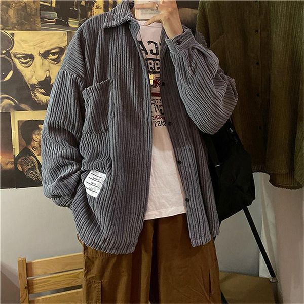 men's jackets autumn and winter casual corduroy jacket fashion solid color men loose all-match coats 2021, Black;brown
men's jackets autumn and winter casual corduroy jacket fashion solid color men loose all-match coats 2021, Black;brown