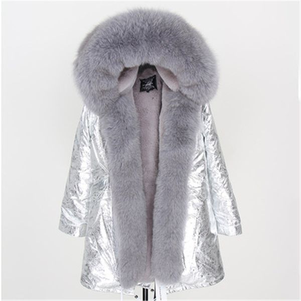 5 colours lavish grey fox fur trim closing ladies snow parkas maomaokong grey rex rabbit fur lining silver long jackets keep warm, Black
5 colours lavish grey fox fur trim closing ladies snow parkas maomaokong grey rex rabbit fur lining silver long jackets keep warm, Black