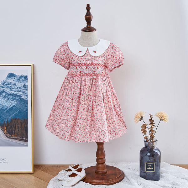 girls' dresses baby smocked floral child smock frocks children spanish boutique clothes toddler girl spain hand made smocking, Red;yellow
girls' dresses baby smocked floral child smock frocks children spanish boutique clothes toddler girl spain hand made smocking, Red;yellow