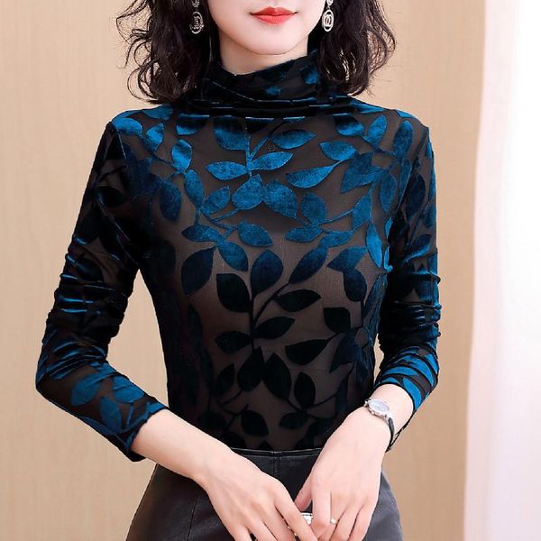 women's blouses & shirts chikichi 2021 spring and autumn korean fashion velvet high-neck bottoming shirt long-sleeved wild mesh top, White
women's blouses & shirts chikichi 2021 spring and autumn korean fashion velvet high-neck bottoming shirt long-sleeved wild mesh top, White