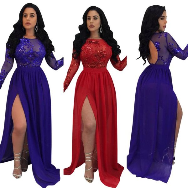 casual dresses backless sequined maxi women long sleeve split bodycon party dress autumn red elegant rode vestidos longo, Black;gray
casual dresses backless sequined maxi women long sleeve split bodycon party dress autumn red elegant rode vestidos longo, Black;gray