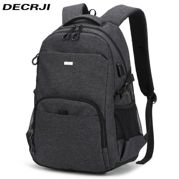 backpack decrji casual oxford men usb charge multifunction laplarge capacity travel bagpack school bag for teenager
backpack decrji casual oxford men usb charge multifunction laplarge capacity travel bagpack school bag for teenager
