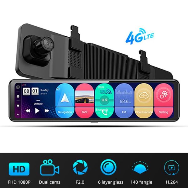 camcorders rearview mirror 12 inch 1920*1080 dashcam 4g android 8.1 4gb 32gb gps car dvr+rear view camera english korean russian
camcorders rearview mirror 12 inch 1920*1080 dashcam 4g android 8.1 4gb 32gb gps car dvr+rear view camera english korean russian