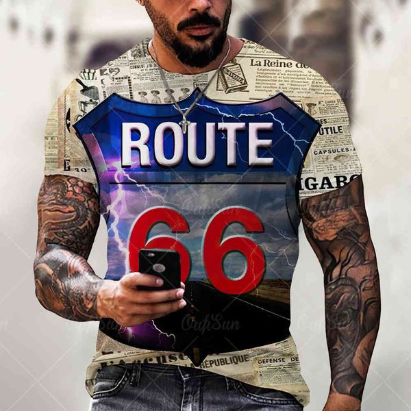 summer fashion new us highway 66 seri 3d printed men's street hip hop short sve 631, White;black
summer fashion new us highway 66 seri 3d printed men's street hip hop short sve 631, White;black