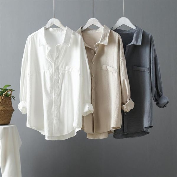 casual loose spring fashion women shirt collar plus size long sleeve buttons white streetwear
casual loose spring fashion women shirt collar plus size long sleeve buttons white streetwear