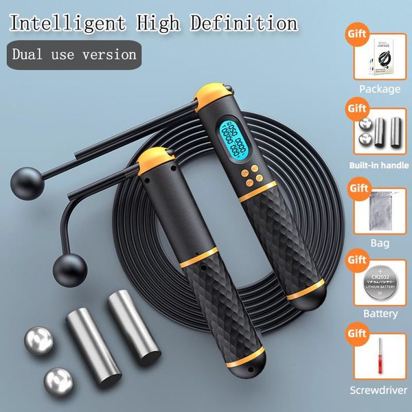 jump rope electronic smart counting lcd screen anti-slip handle indoor/outdoor fitness sport adjustable wire skipping ropes
jump rope electronic smart counting lcd screen anti-slip handle indoor/outdoor fitness sport adjustable wire skipping ropes