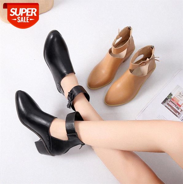 all-match large size small leather shoes retro thick with bow buckle female short boots #qr04
all-match large size small leather shoes retro thick with bow buckle female short boots #qr04