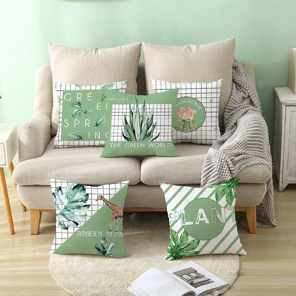 cushion/decorative pillow simple style green small fresh plant cushion office nap car sofa bedroom case
cushion/decorative pillow simple style green small fresh plant cushion office nap car sofa bedroom case