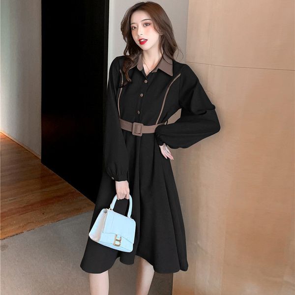 dress dressed 2021 spring midi lady an elegant garment in long-sleeve winter feminine designer tracks, Black;gray
dress dressed 2021 spring midi lady an elegant garment in long-sleeve winter feminine designer tracks, Black;gray
