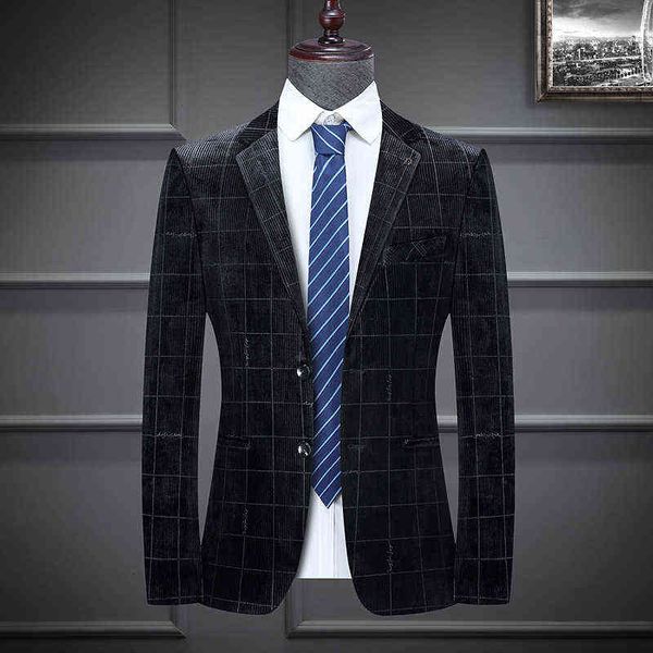 luxury suits blaze 2021 spring autumn winter men's korean slim fit youth small suit busins single wtern coat, Black
luxury suits blaze 2021 spring autumn winter men's korean slim fit youth small suit busins single wtern coat, Black