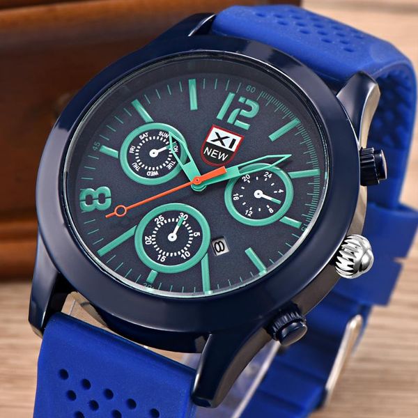 wristwatches xi mens sports watches silicone strap fashion design date calendar casual quartz watch for boys reloj hombre moda deportivo, Slivery;brown
wristwatches xi mens sports watches silicone strap fashion design date calendar casual quartz watch for boys reloj hombre moda deportivo, Slivery;brown