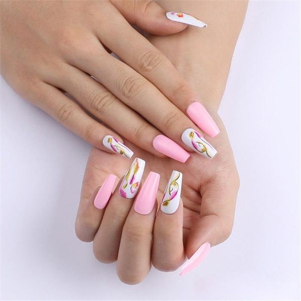 false nails 24pcs glitter detachable ballerina pink blue wearable fake full cover nail tips with design manicure tool, Red;gold
false nails 24pcs glitter detachable ballerina pink blue wearable fake full cover nail tips with design manicure tool, Red;gold