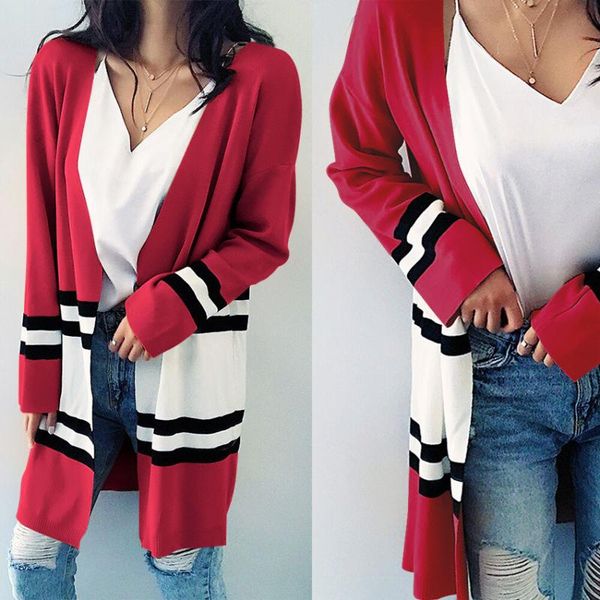 women's trench coats autumn and winter 2021 knit cardigan europe the united states hit color jacket wild women loose sweater, Tan;black
women's trench coats autumn and winter 2021 knit cardigan europe the united states hit color jacket wild women loose sweater, Tan;black