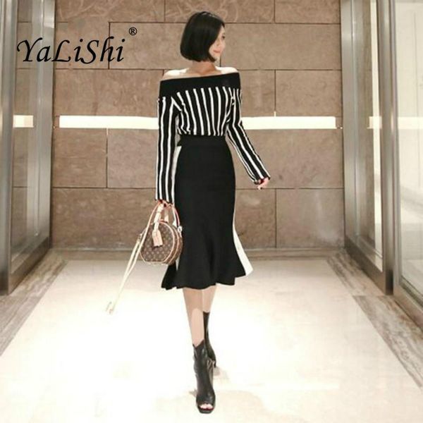 women's two piece pants 2 set 2021 autumn women black full sleeve slash neck striped knitting casual and mid-calf ruffles elegant club, White
women's two piece pants 2 set 2021 autumn women black full sleeve slash neck striped knitting casual and mid-calf ruffles elegant club, White