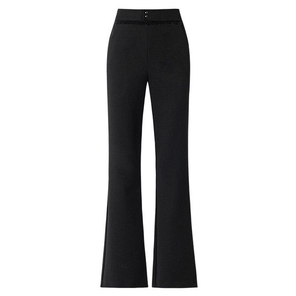 korean lady trousers office fashion solid zipper flare high waist black pants pantalones mujer cintura alta women's & capris, Black;white
korean lady trousers office fashion solid zipper flare high waist black pants pantalones mujer cintura alta women's & capris, Black;white