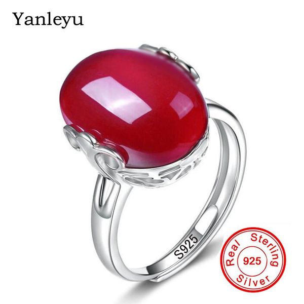 cluster rings yanleyu luxury natural red gem stone wedding for women bridal jewelry 925 sterling silver rubis engagement ring pr079, Golden;silver
cluster rings yanleyu luxury natural red gem stone wedding for women bridal jewelry 925 sterling silver rubis engagement ring pr079, Golden;silver