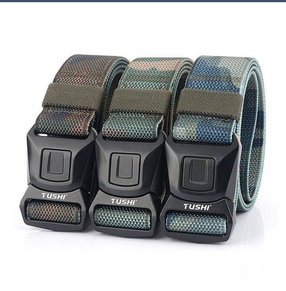 belts simple and convenient tactical metal buckle military belt nylon sports accessories non-slip men's hunting fishing, Black;brown
belts simple and convenient tactical metal buckle military belt nylon sports accessories non-slip men's hunting fishing, Black;brown