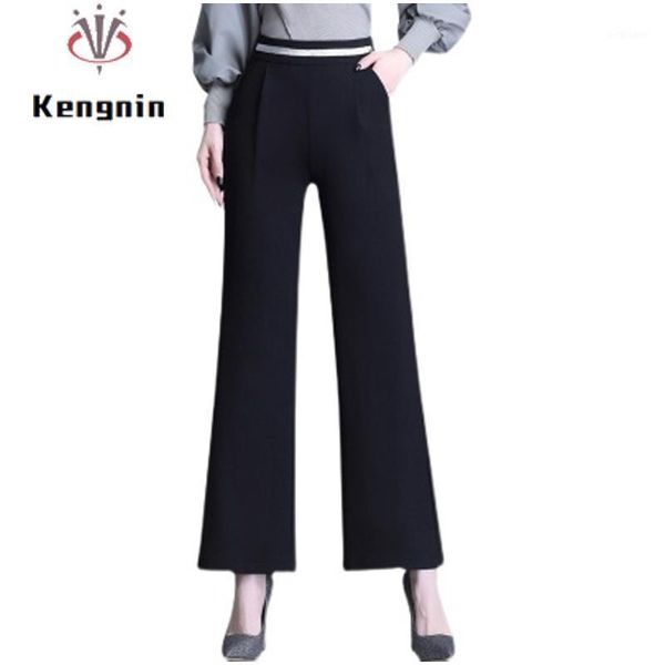 women wide leg pants 2021 spring autumn high waist office ladies capris loose black color trousers plus size 4xl kn163 women's &, Black;white
women wide leg pants 2021 spring autumn high waist office ladies capris loose black color trousers plus size 4xl kn163 women's &, Black;white