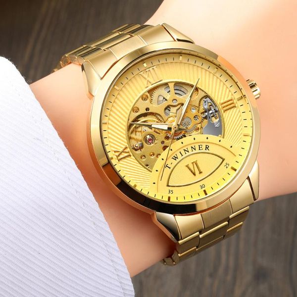 wristwatches winner 2021 men sports watch mens watches gold male wristwatch skeleton automatic men's mechanical, Slivery;brown
wristwatches winner 2021 men sports watch mens watches gold male wristwatch skeleton automatic men's mechanical, Slivery;brown
