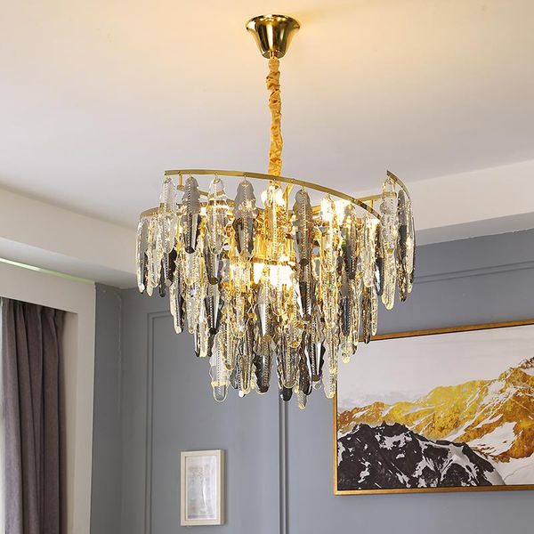 luxury gold chandelier lighting for living room round crystal fixtures modern home decor led lamp luster chandeliers
luxury gold chandelier lighting for living room round crystal fixtures modern home decor led lamp luster chandeliers