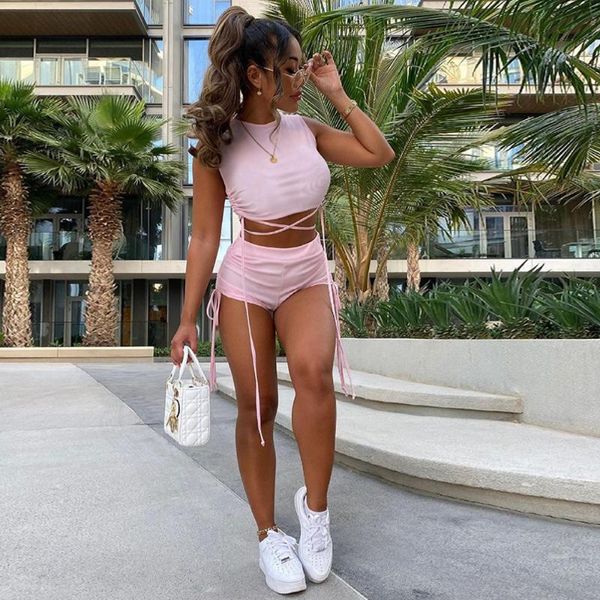 women's tracksuits women sporty tracksuit sleeveless bandage crop and ruched drawstring biker short set fitness skinny summer two piece, Gray
women's tracksuits women sporty tracksuit sleeveless bandage crop and ruched drawstring biker short set fitness skinny summer two piece, Gray