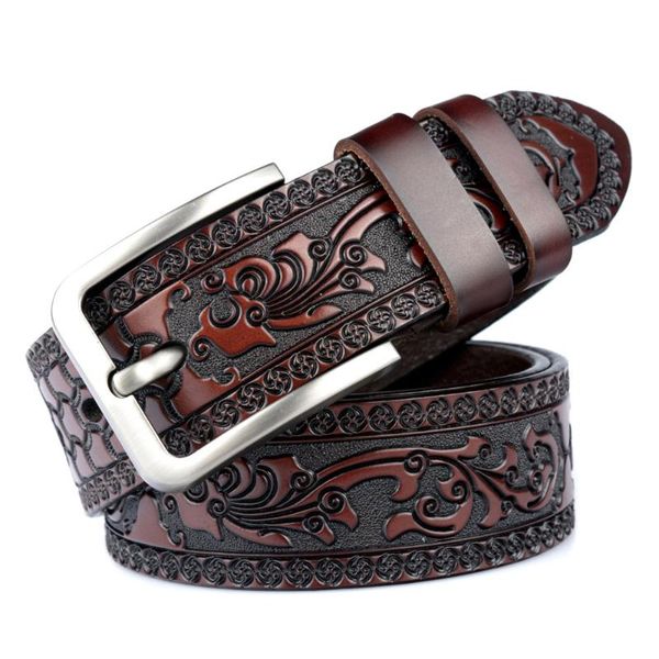 supply personalized carved craft men's belt fashion jeans cowhide manufacturer belts, Black;brown
supply personalized carved craft men's belt fashion jeans cowhide manufacturer belts, Black;brown