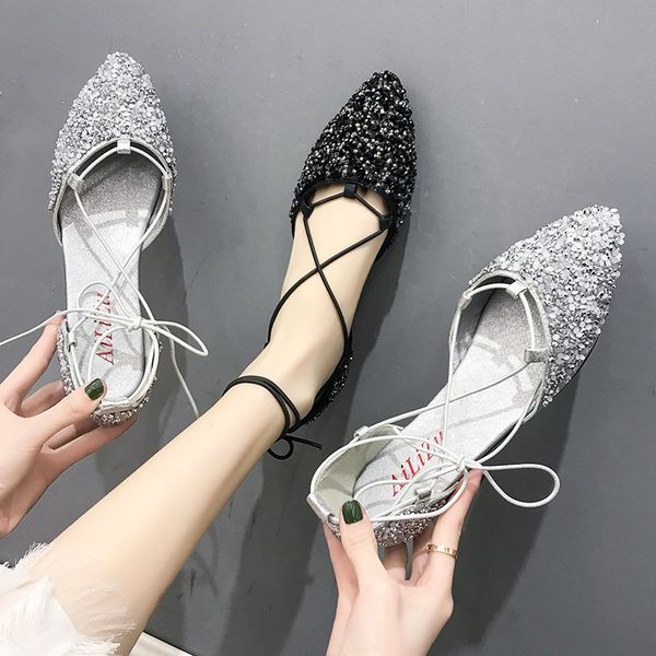 cross tie pointed womens shoes spring and summer 2021 new korean low heel sandals fashion shallow mouth womens sandals, Black
cross tie pointed womens shoes spring and summer 2021 new korean low heel sandals fashion shallow mouth womens sandals, Black