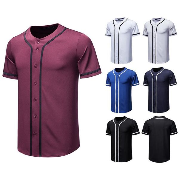 men's casual shirts baseball sweatshirt button-up team uniform short sleeve, White;black
men's casual shirts baseball sweatshirt button-up team uniform short sleeve, White;black