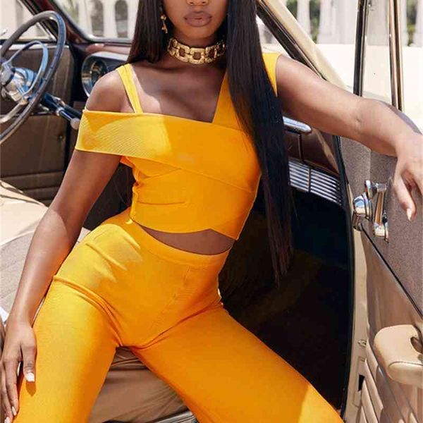 pants women orange off the shoulder 2 pieces set fashion rayon bandage sets, Black;white
pants women orange off the shoulder 2 pieces set fashion rayon bandage sets, Black;white