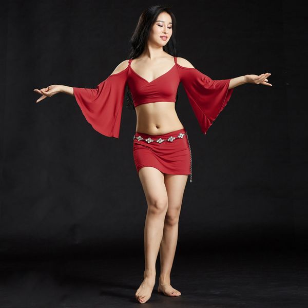 new dancewear belly dance clothing women modal outfits girls outfits bellydance practice costume set skirt & shorts, Black;red
new dancewear belly dance clothing women modal outfits girls outfits bellydance practice costume set skirt & shorts, Black;red