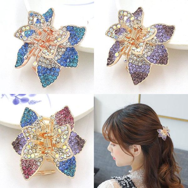 hair clips & barrettes south korea rhinestone medium clip fashion wild simple horsetail flower half bar accessories, Golden;silver
hair clips & barrettes south korea rhinestone medium clip fashion wild simple horsetail flower half bar accessories, Golden;silver