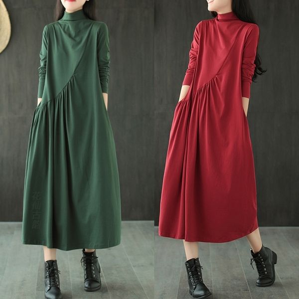 mmt cotton hemp loose 2021spring style pure color plus size es high collar medium length long sleeve slim large women's dress dresscott
mmt cotton hemp loose 2021spring style pure color plus size es high collar medium length long sleeve slim large women's dress dresscott