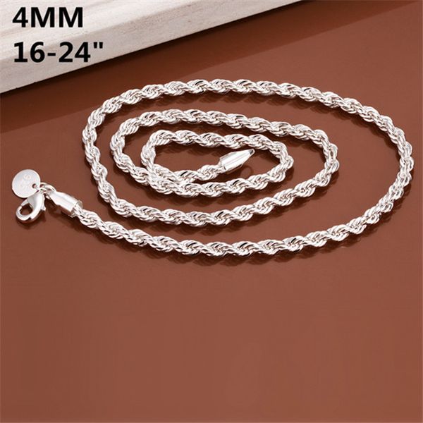 men's sterling silver plated twinkling rope chains necklace 4mm gssn067 fashion lovely 925 silver plate jewelry necklaces chain
men's sterling silver plated twinkling rope chains necklace 4mm gssn067 fashion lovely 925 silver plate jewelry necklaces chain