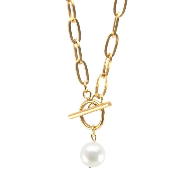 pendant necklaces natural shell pearl toggle necklace for women chunky chain stainless steel heavy duty choker collier collar, Silver
pendant necklaces natural shell pearl toggle necklace for women chunky chain stainless steel heavy duty choker collier collar, Silver