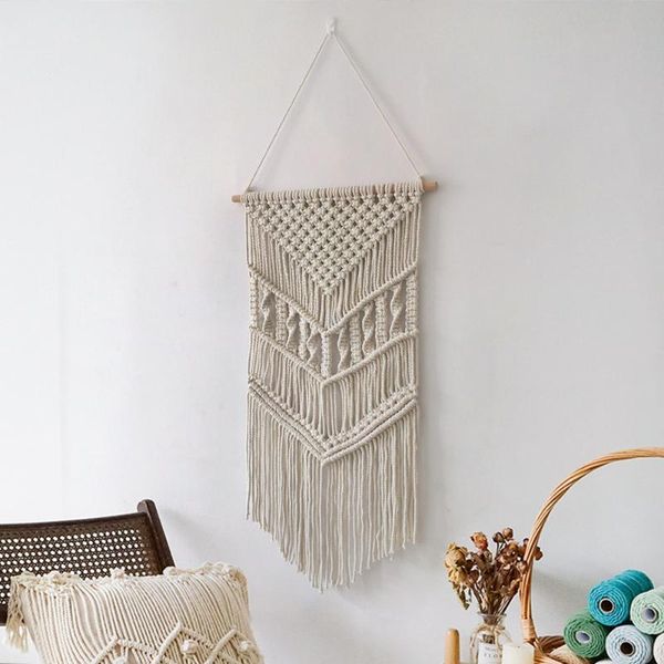 decorative objects & figurines nordic style hand-woven tapestry home decoration wall hanging simple room deco 80x40cm
decorative objects & figurines nordic style hand-woven tapestry home decoration wall hanging simple room deco 80x40cm