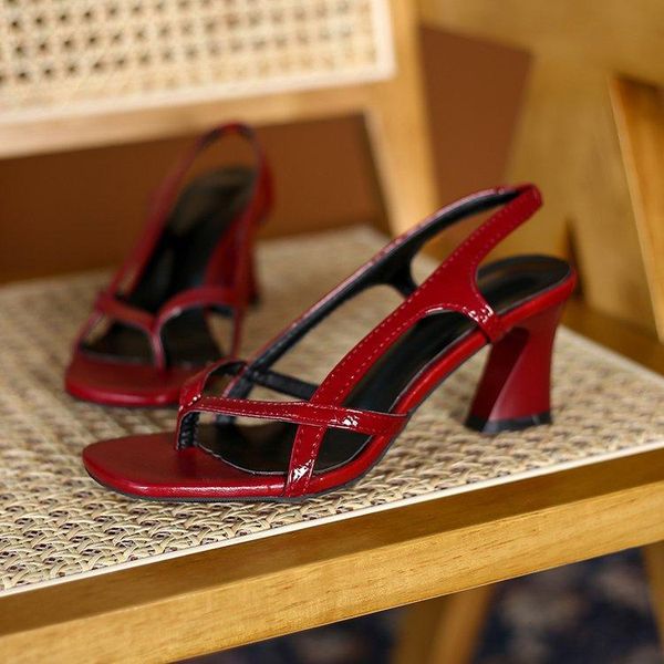 sandals 2021 charming 7 cm high heels women summer fashion leather pumps flip flops, Black
sandals 2021 charming 7 cm high heels women summer fashion leather pumps flip flops, Black