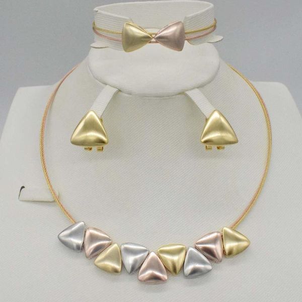 earrings & necklace dubai jewelry set 3colo gold color nigerian wedding african sets parure bijoux femme, Silver
earrings & necklace dubai jewelry set 3colo gold color nigerian wedding african sets parure bijoux femme, Silver