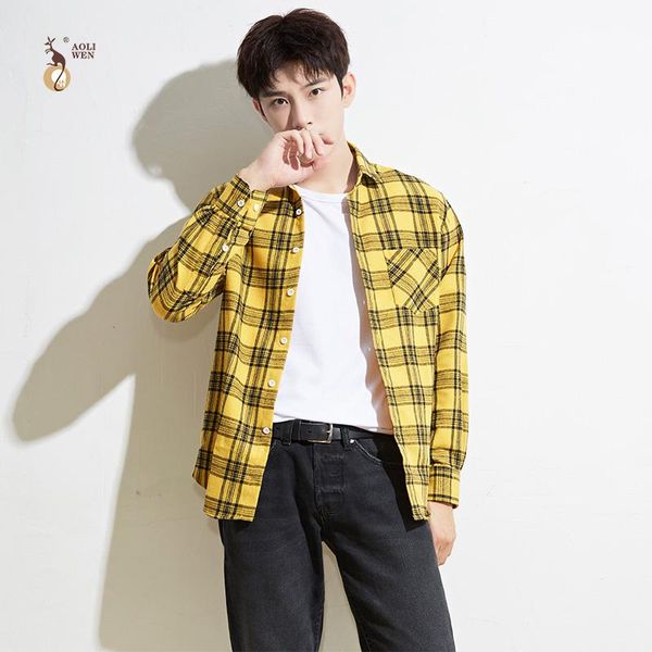 men's casual shirts aoliwen 2021 brand men palid shirt long sleeve button down fashion spring autumn clothes slim fit, White;black
men's casual shirts aoliwen 2021 brand men palid shirt long sleeve button down fashion spring autumn clothes slim fit, White;black