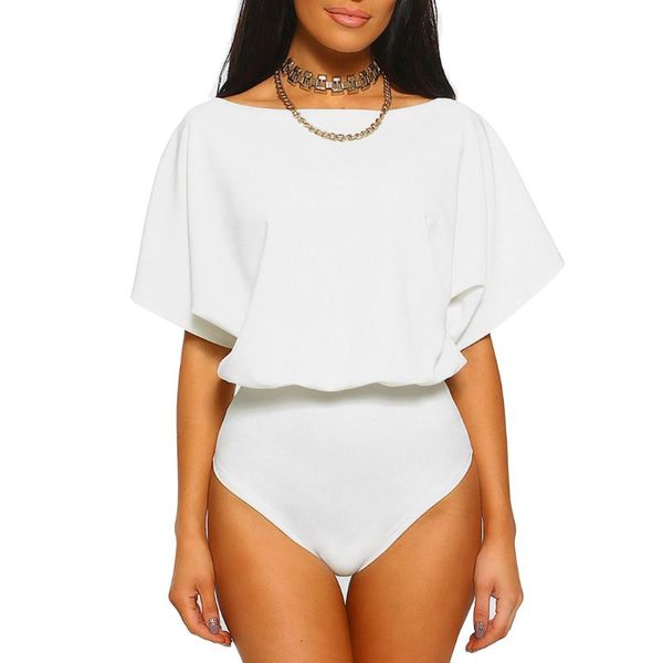 women's jumpsuits & rompers women short sleeve loose bodysuit fashion style o-neck solid summer elegant ladies black casual bodysuits, Black;white
women's jumpsuits & rompers women short sleeve loose bodysuit fashion style o-neck solid summer elegant ladies black casual bodysuits, Black;white
