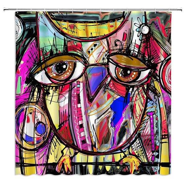 sztnsm owl shower curtain colorful graffiti abstract cartoons cute animal owl portrait,70x70 inch polyester fabric bathroom 
sztnsm owl shower curtain colorful graffiti abstract cartoons cute animal owl portrait,70x70 inch polyester fabric bathroom